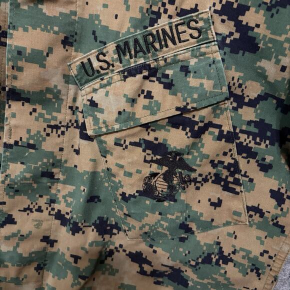 USMC Marine Combat Blouse Woodland Marpat Digital Camo‎ Sz M MCCUU - Picture 3 of 8